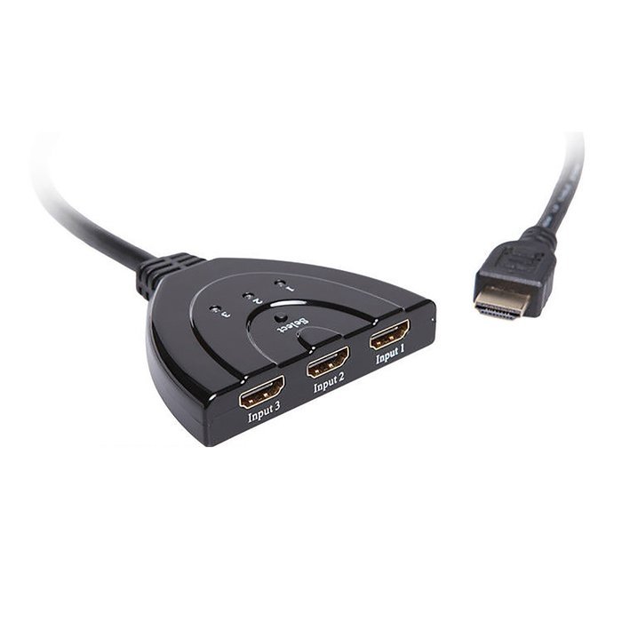 LB1 High Performance New HDMI Switcher Pigtail 3 Ports Mini Intelligent Auto Switch for Geniatech ATV1200 Dual...