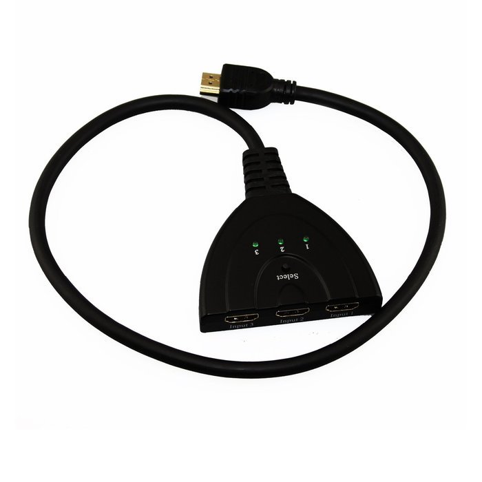 LB1 High Performance New HDMI Switcher Pigtail 3 Ports Mini Intelligent Auto Switch for Geniatech ATV1200 Dual... N3