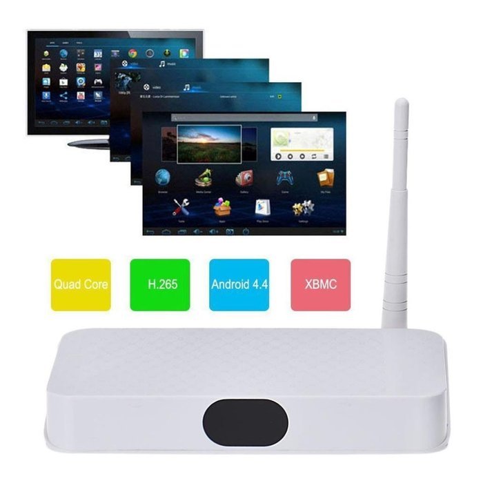 GBSELL Android 4.4 8GB Quad Core WIFI Mini PC 1080P HDMI Smart TV BOX Player