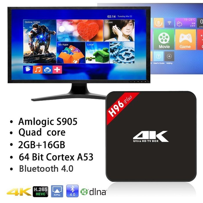 ESTGO Android 5.1 Smart TV BOX 2GB 16GB Amlogic S905 Quad Core Kodi 16.0 fully loaded XBMC Preloaded Add-ons update... N6