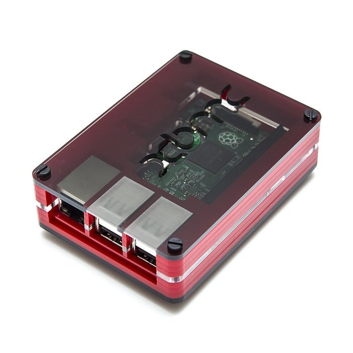 Raspberry Pi 3 Based - Extreme Xbmc Kodi Media Center - Red Case N2