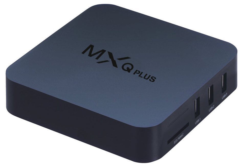 MXQ Plus Amlogic S905 Quad-core Android5.1.1 TV BOX H.265 8GB Flash 64Bit 4K/2K HDMI2.0 WiFi HD Streaming Media... N6