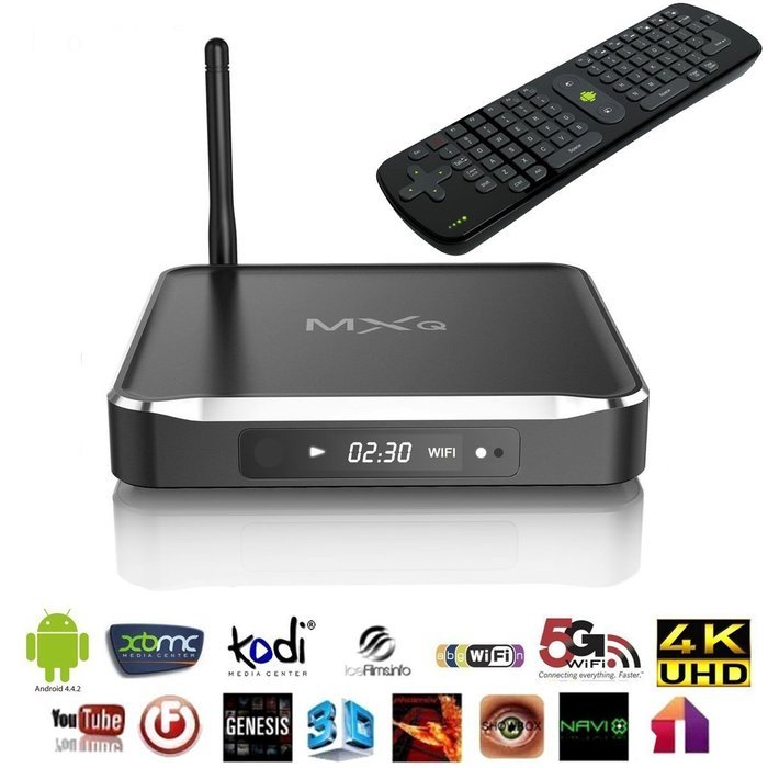 RiSheng M10 Metal 4K TV BOX Amlogic S812 Quad-Core Android 4.4 Smart Mini PC Wifi Box with KODI Media Player 2GB...