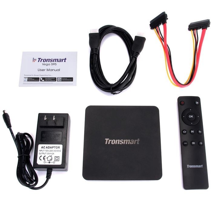 Tronsmart Vega S95 Telos TV Box Android 5.1.1 Amlogic S905 Quad Core 2G/16G Dual-Band 2.4GHz/5.0GHz WiFi 1000M... N6
