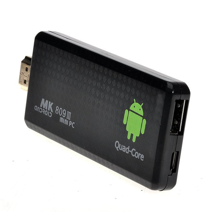 Generic MK809III Mini PC TV Box, Android 4.4, RK3188T Quad Core 1.4GHz, 2G RAM+8G ROM, GPU Mali-400 MP4