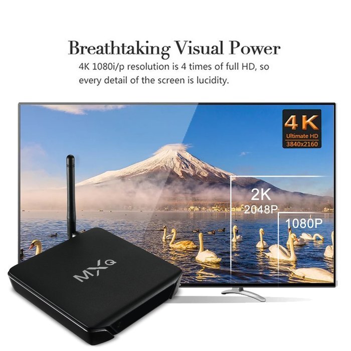 Refresh Your Life Newest MXQ Android 6.0 G10 Smart TV Box Full Loaded Add-ons with KODI 17.0 Amlogic S905X Quad... N2