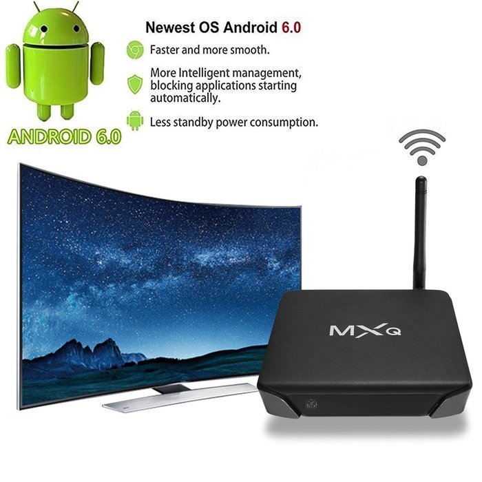 Refresh Your Life Newest MXQ Android 6.0 G10 Smart TV Box Full Loaded Add-ons with KODI 17.0 Amlogic S905X Quad... N3
