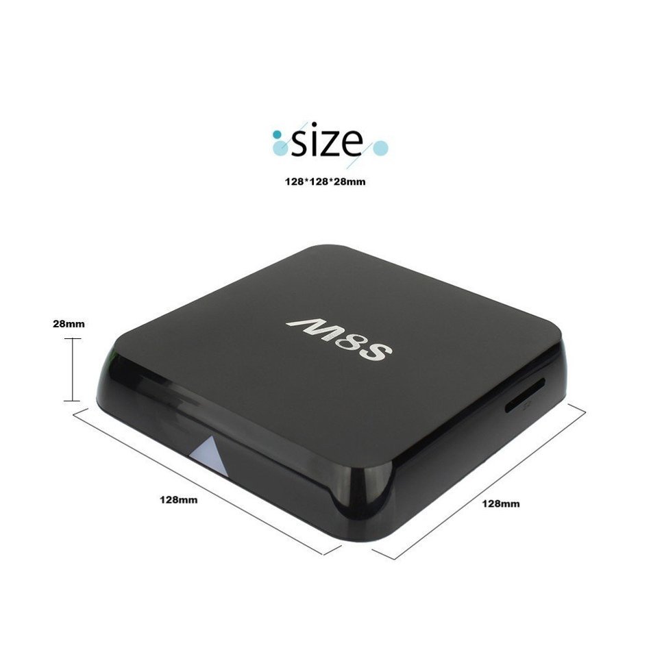 HONGYU&reg;[2016 Latest] M8S Android 4.4 TV Box Amlogic S812 Quad Core Fully loaded Add-ons with KODI 15.2 Cloud TV... N4