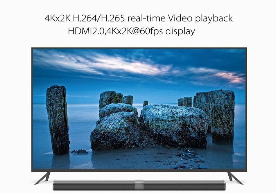Smart TV Box by EMISH, Android 5.1 Amlogic S905, 4K UHD, Quad Core CPU 64 BIT A53, Flash 8GB with KODI, Wifi and... N4