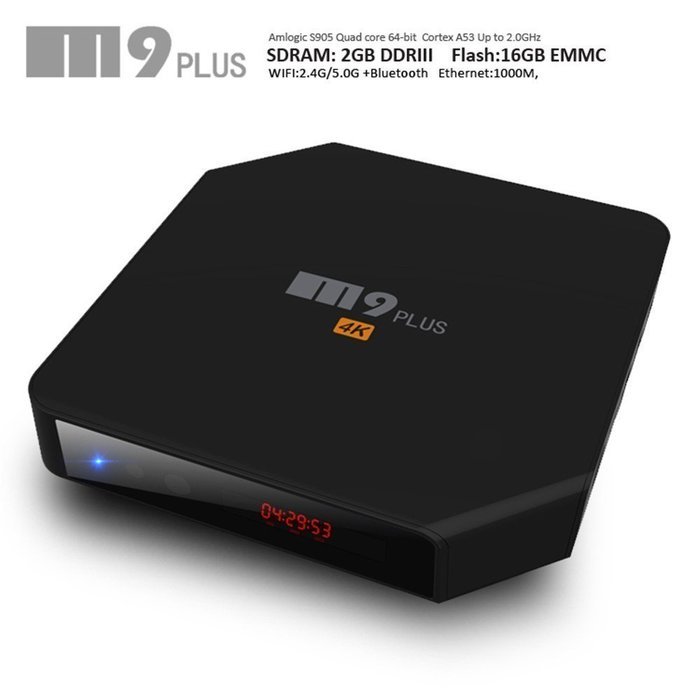PowerLead Ptox PL-M9 Plus TV Box Amlogic S905 2GB 16GB with Kodi and Dual WiFi 2.4GHz 5GHz Bluetooth 4.0 Support... N3