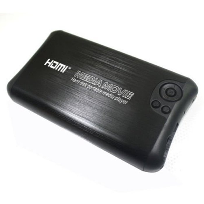 Dailyextreme Portable SATA Full HD 1080P HDD/SD Media Player HDMI AV Output H.264 Support SD/USB/SATA/MKV/Blu-ray... N4
