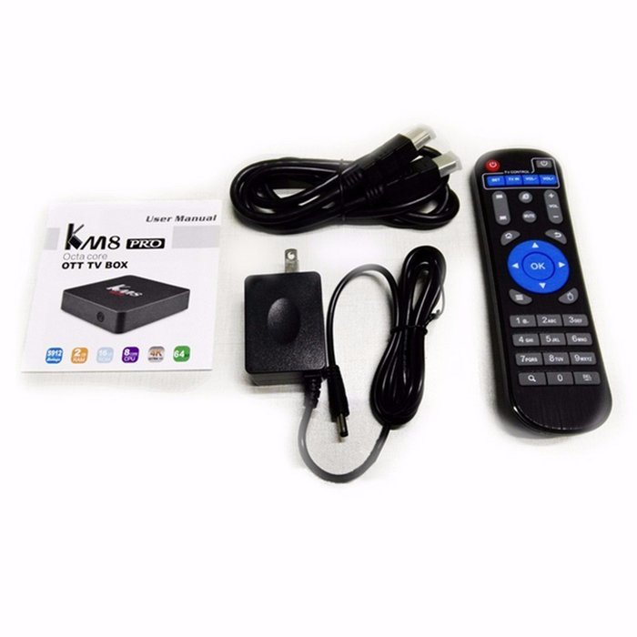 EIVOTOR KM8 PRO Amlogic S912 Octa core 2G DDR3 RAM 16G eMMC ROM Android 6.0 Kodi 17 2.4G + 5.0G WiFi 1000M Gigabit... N8