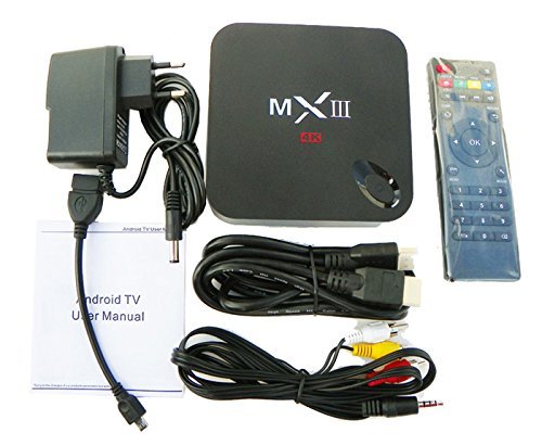GJU 4K MXIII Amlogic S802 Quad Core Smart TV Box Octa-Core GPU Miracast DLNA KODI 2GB RAM 8GB ROM Dual Band Wifi... N5