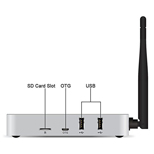 GTQ Android 5.1 2.4G/5.8G WIFI Gigabit LAN S812 Quad Core 2GB/8GB 4K Bluetooth 4.0 H.265 HDMI OTG TV Box Android... N4