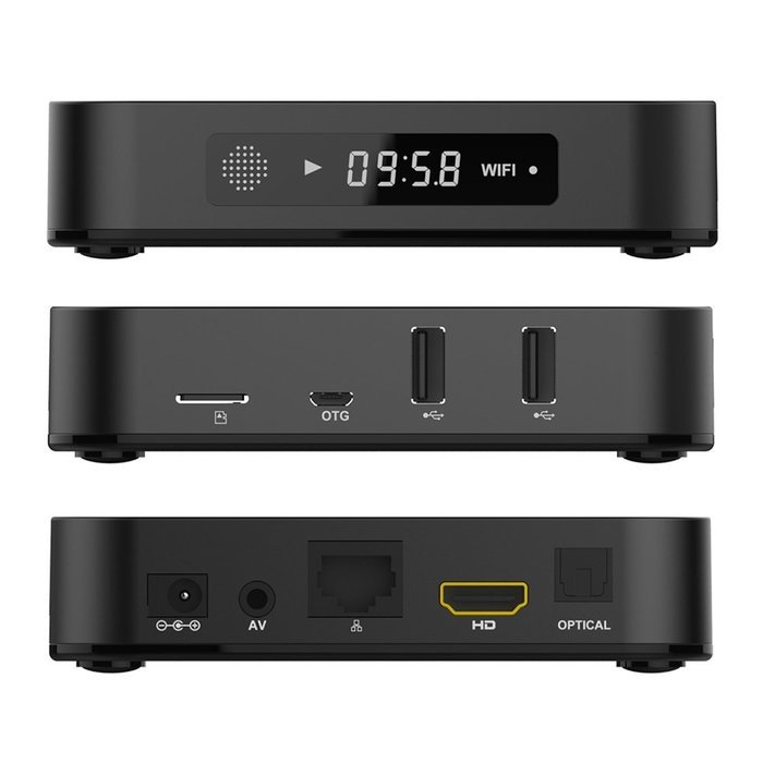 Moaron T95M LED Display Android 5.1 Quad Core Amlogic S905 Smart TV BOX 4K2K HEVC UHD Media Player(1G + 8G) N5