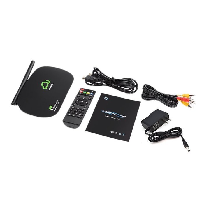 Docooler COOWELL V3 Mini 4K Android 5.1 TV Box RK3368 Octa-Core 64 Bits KODI 16.1 UHD 4K 2G / 16G Mini PC Wi-Fi... N8
