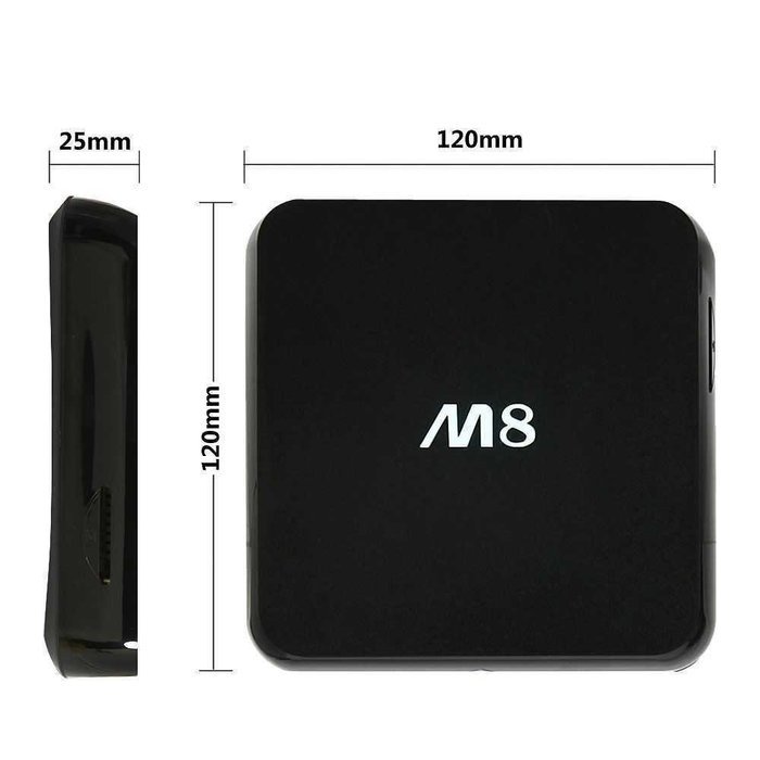 YIYU SUJIAO Amlogic S802 M8 Quad Core Smart TV Box XBMC Stream 4K Android 4.4 2G/8GB Bluetooth 4.0 Media Player