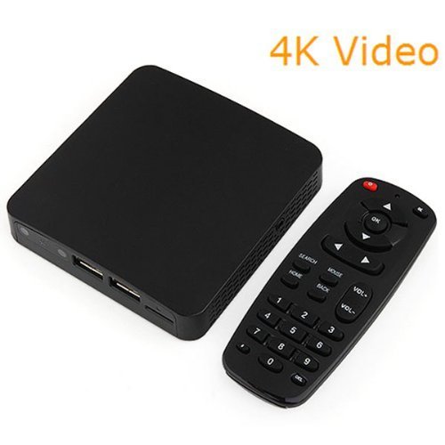 A31 Quad Core Android TV Box 4K Video Remote Control 2GB 8GB Android 4.1 Camera Bluetooth RJ45 AV Out