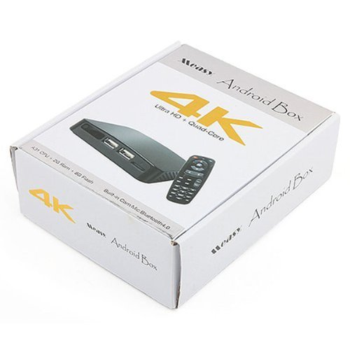 A31 Quad Core Android TV Box 4K Video Remote Control 2GB 8GB Android 4.1 Camera Bluetooth RJ45 AV Out N6