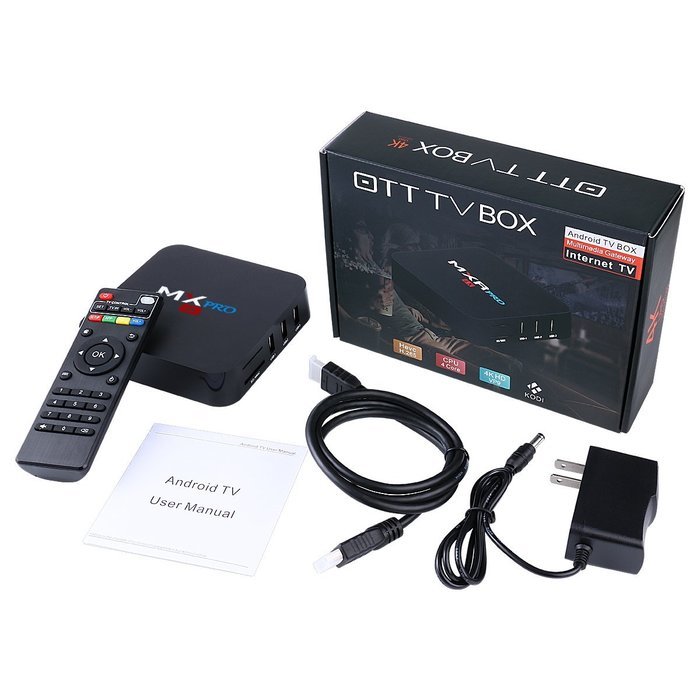 Harryup MX Pro Amlogic S905 Chipset Android 5.1 Lollipop OS Quad Core 1G/8G 4K Google Streaming Media Player TV... N4