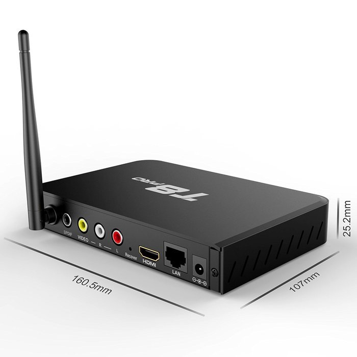 Zuber T8PRO OTT S812 KODI XBMC Android Tv Box 2GB + 8GB Support Bluetooth Dual Channel WIFI H.265 4k 2k Output... N6