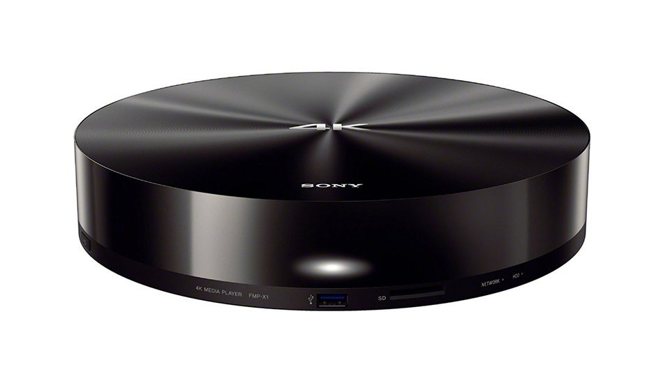 Sony FMP-X1 4K Ultra HD Media Player + 2-Pieces 6-ft High HDMI Gold Tipped Black Cable + Accessory Kit
