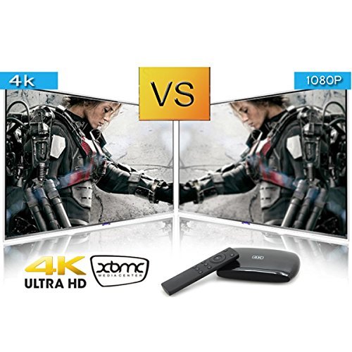 Android 4.4 Quad Core TV Box - Multi-format 4K2K/H.264/H.265 UHD Hardware Decoder, Support DLNA/Miracast/Airplay N8