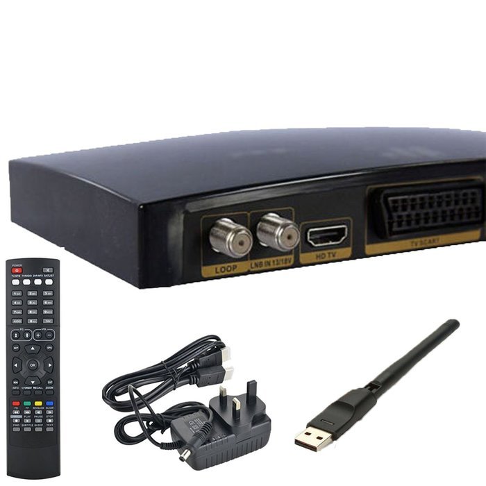 V8S OPENBOX Full HD1080P Wifi+Network card Freesat PVR TV Satellite Receiver Box