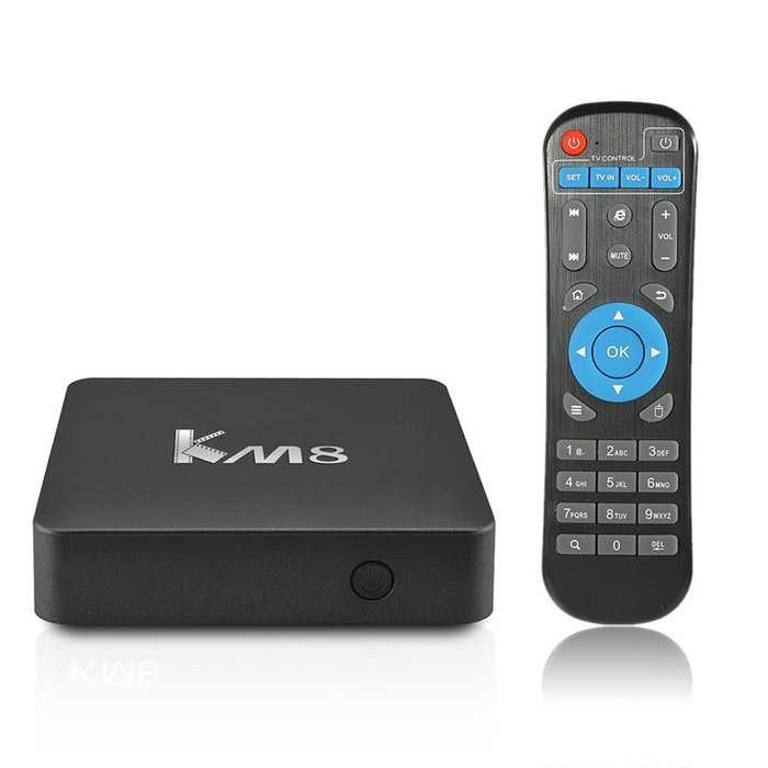 Docooler KM8 Smart Android 6.0 TV Box Amlogic S905X Quad-core 64 bit 2GB / 16GB KODI 17.0 XBMC VP9 H.265 UHD 4K...