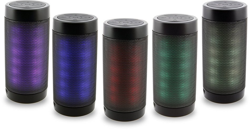 iLive iSB365B Portable Color Changing Wireless Speaker N4