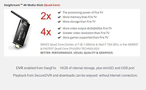 Swig4K OTT Streaming Media Stick N4
