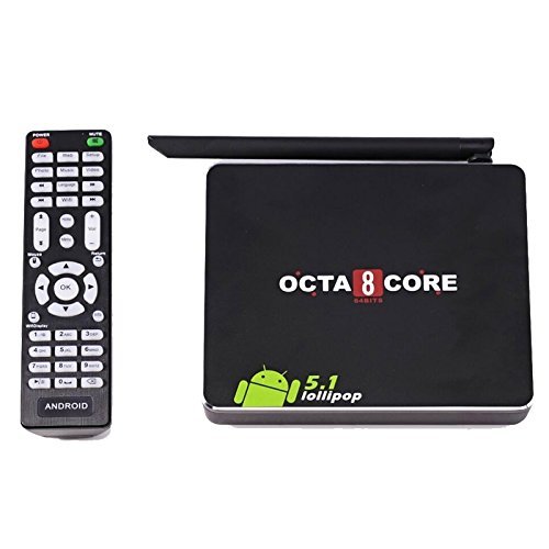 Vipwind CSA90 TV Receiver Andriod 5.1 4K BT4.0 Watch TV BOX RK3368 Octa Core 2GB RAM 16GB ROM 2.4G Bluetooth 3G... N4