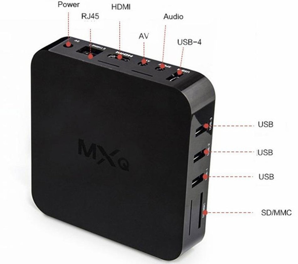 MXQ Amlogic S805 Quad Core Android Smart 4K TV Streaming Box 1080p HDMI Kodi 15.2 Xbmc 1gb 8gb N7