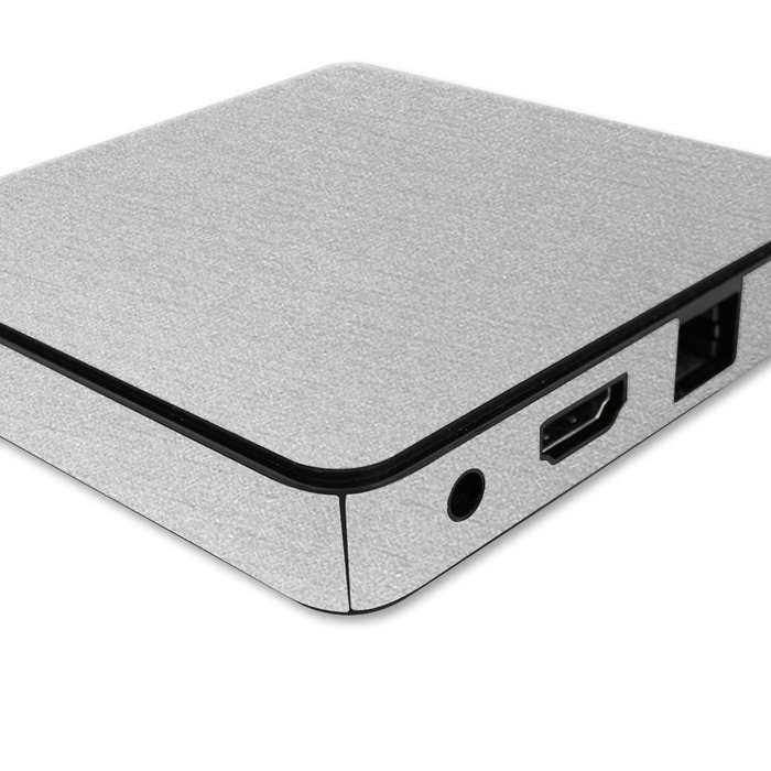 Skinomi TechSkin - Razer Forge TV Brushed Aluminum Full Body Skin Protector / Front & Back Wrap / Premium HD Clear... N3