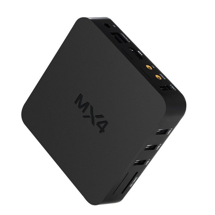 MX4 Smart Android TV Box RK3229 Quad-core 1G / 8G XBMC DLNA UHD 4K 3D H.265 WiFi HD Media Player with Remote Control N10