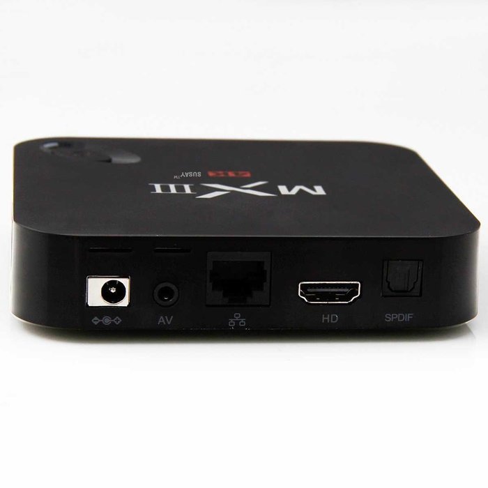 SUSAY&reg; MX3 Android Mini PC TV BOX 4K Quad Core XBMC 14.0 Android 4.4 KitKat 8GB HDD 2GB RAM WiFi MXIII Streaming... N8