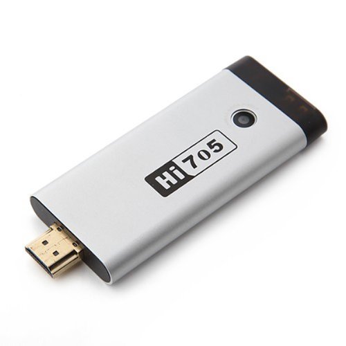 Hi705 Quad Core Mini Android TV Box TV Dongle RK3188 2GB 8GB Android 4.2 Bluetooth- White N3