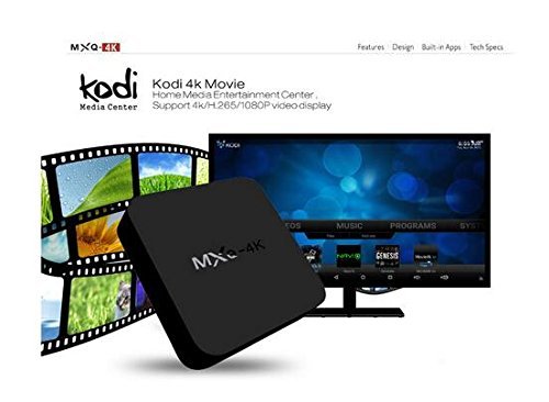 Lomefo MXQ 4K TV Box Smart Boxes Rockchip RK3229 KODI Fully Loaded H.265 4K 60tps Support HD Media Player Android... N7