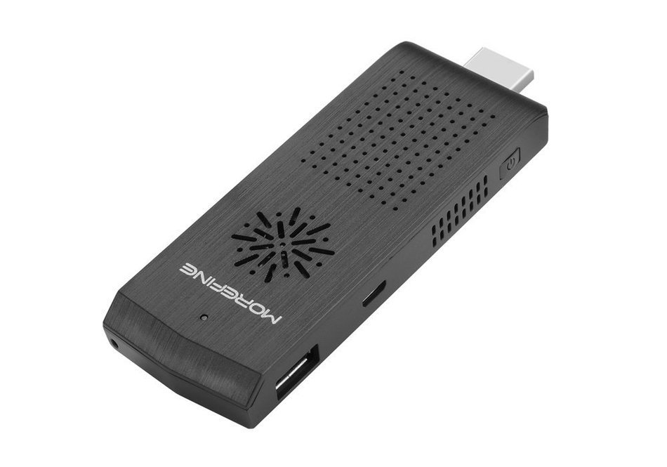 MoreFine M1+ Dual Boot TV Dongle - Windows 10 + Android 4.4, Intel Quad Core CPU, 2GB RAM, 128GB Micro SD Slot...