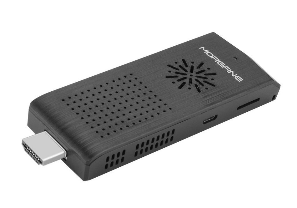 MoreFine M1+ Dual Boot TV Dongle - Windows 10 + Android 4.4, Intel Quad Core CPU, 2GB RAM, 128GB Micro SD Slot... N2