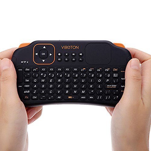 2015 NEW Portable Mini Multimedia Multifunctional 2.4G Wireless Keyboard with Touch Pad For Smart TV Box PC Notebook