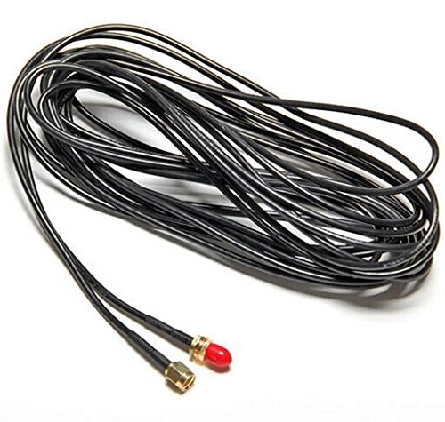 BephaMart 3M Antenna RP-SMA Male To Female Extension Cable WiFi Router N4