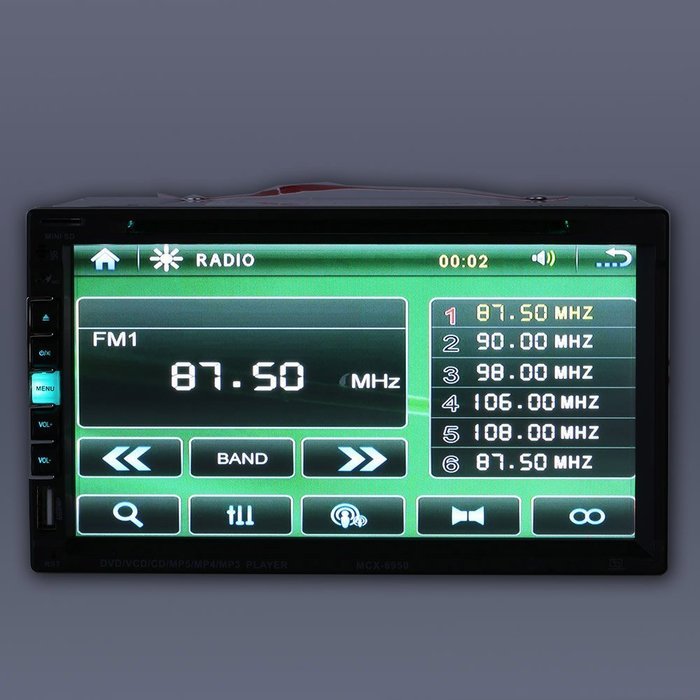 Petbly(TM)7 Inch TFT 2 Din Car DVD Player MP5/MP4 USB/SD Handsfree Bluetooth FM/AM Radio Car Audio for BMW/Mazda... N5