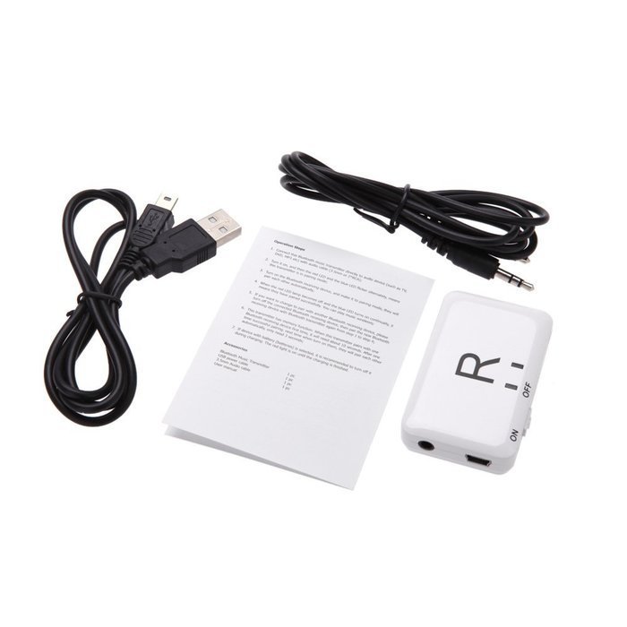 KKmoon 3.5mm Bluetooth Wireless A2DP Stereo Audio Hifi Dongle Transmitter Adapter N7