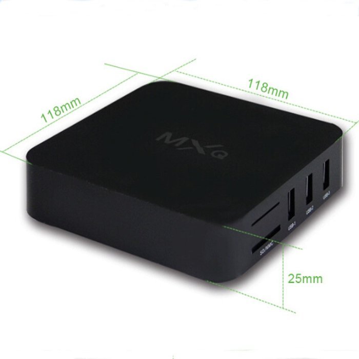MXQ TV Box Amlogic S805 Quad Core Google Android 4.4 Kitkat 1GB RAM 8GB ROM Support H.265 Smart Media Player Android... N2