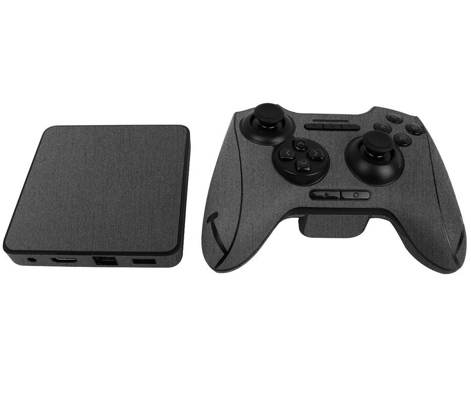 Skinomi TechSkin - Razer Forge TV Brushed Steel Full Body Skin Protector / Front & Back Wrap / Premium HD Clear...