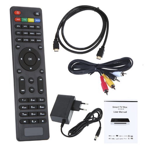 Kingzer Android 4.2 Smart TV BOX Player Dual Core XBMC DVB-S2 WiFi 1080P HD 8GB EU Plug N2