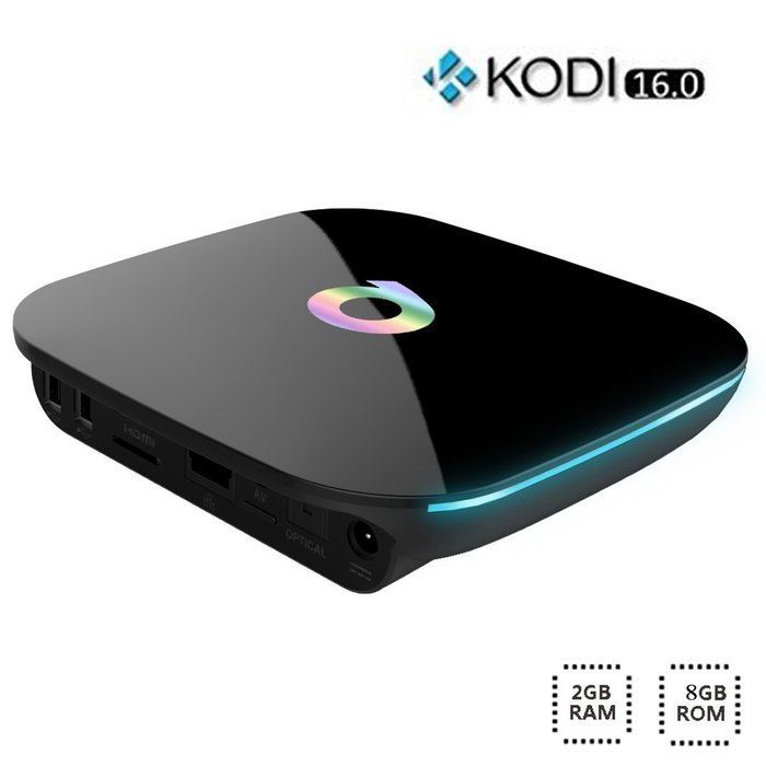 HONGYU reg; Q-Box Android 5.1 Kodi 16.0 Tv Box Amlogic S905 Quad Core 4K UHD 3D 1000M XBMC Pre-installed 2G /... N5