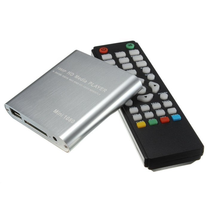 Player - SODIAL(R) Mini USB SD MMC HD 1080P MKV AV Port HDMI Video Audio Digital Multi Media Player N2
