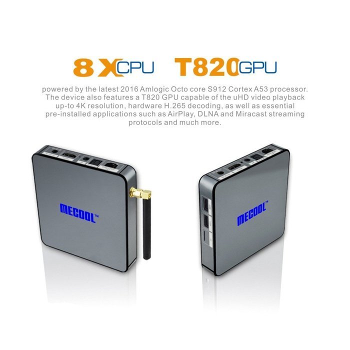 Balight 2017 Newest BB2 Amlogic S912 Android 6.0 Marshmallow Octa Core TV Box 2GB 16GB 1000M Ethernt Kodi 17.0...
